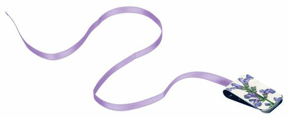 Punto de Libro met&aacute;lico + Cinta Salbei