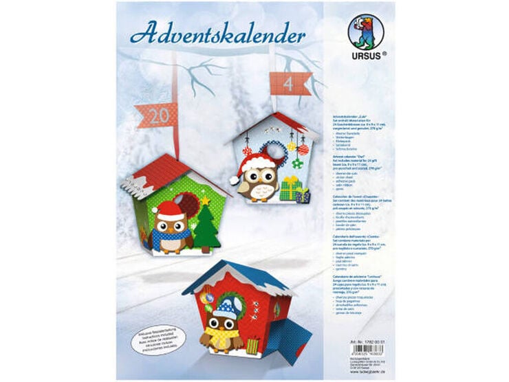 Set de Manualitats Nadal Calendari d'advent Mussol Ursus