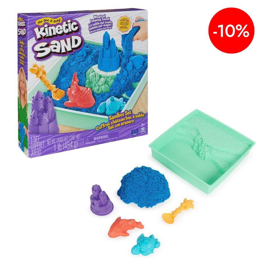 Kinetic Sand caja set azul