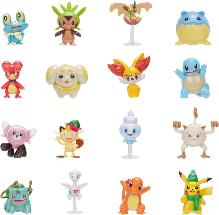 Calendario de Adviento Pok&eacute;mon 24 Piezas