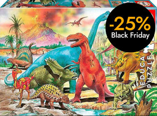 Puzle 100 piezas Dinosaurios