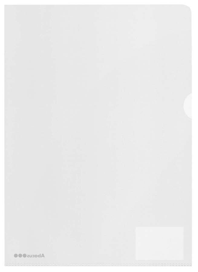 Funda <strong>marca Abacus</strong> pl&aacute;stico transparente A4