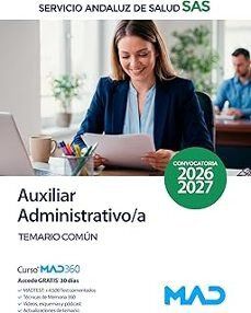Auxiliar Administrativo/a del Servicio Andaluz de Salud. Temario Com&uacute;n