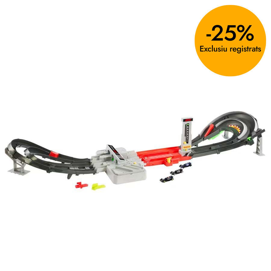 Hot Wheels Circuito F1 con 3 coches