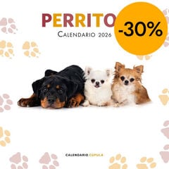 Calendario pared Perritos 2026 castellano