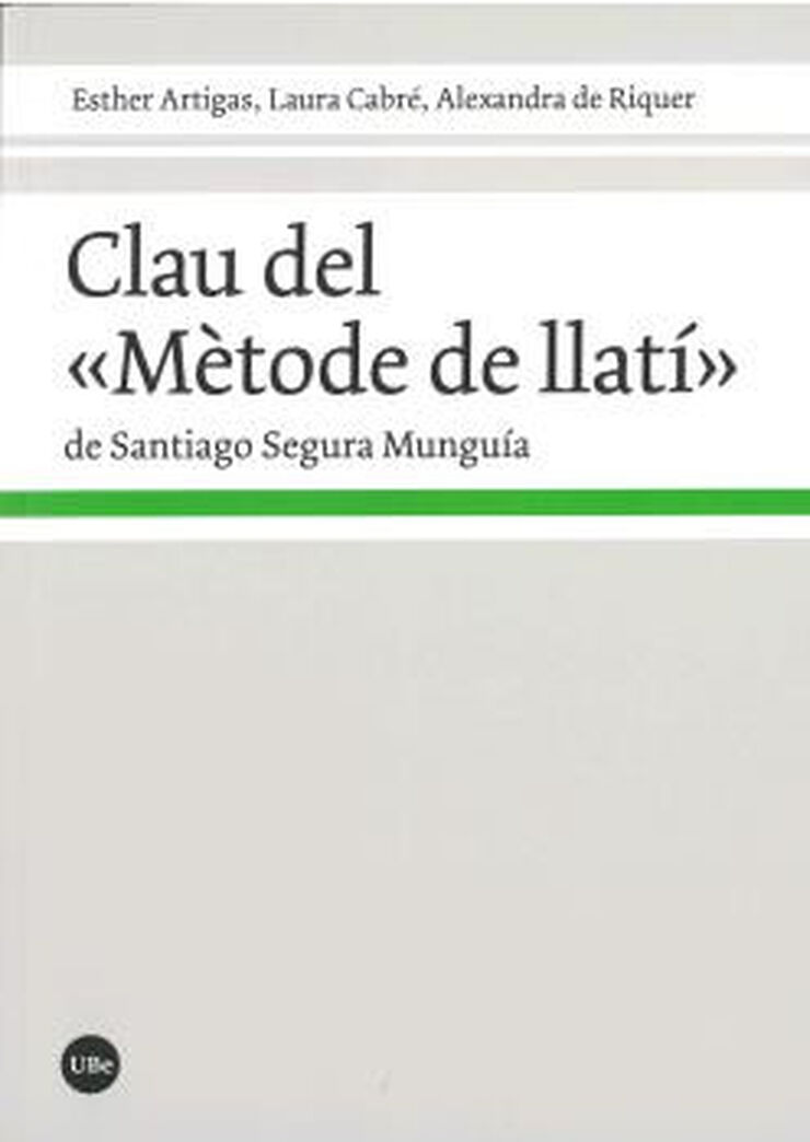 Clau del M&egrave;tode de llat&iacute; de Santiago Seg