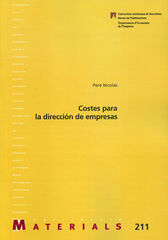 Costes para la direccin de empresas