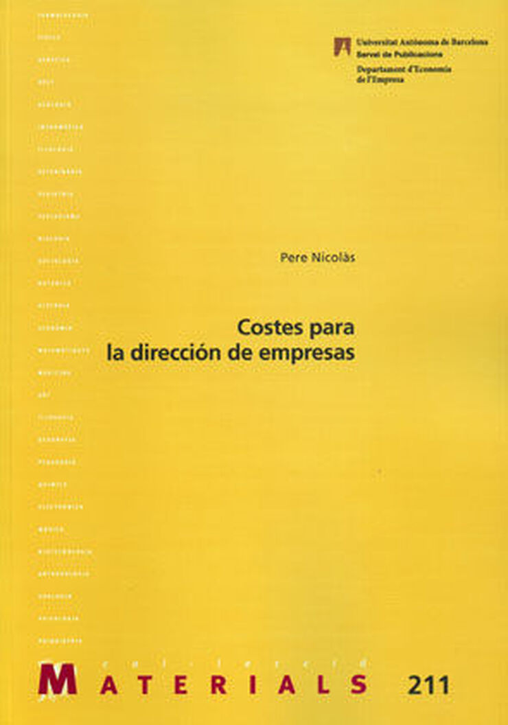 Costes para la direccin de empresas