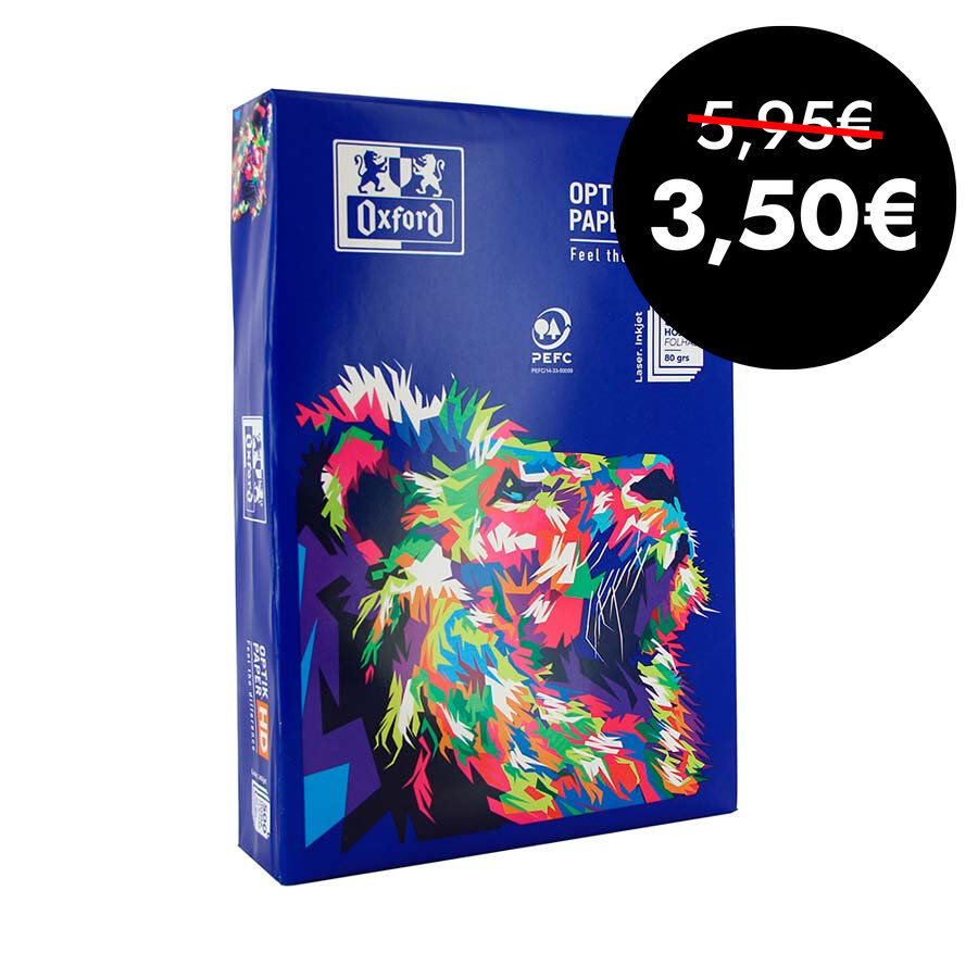 Paper blanc Oxford A4 80g 500 fulls