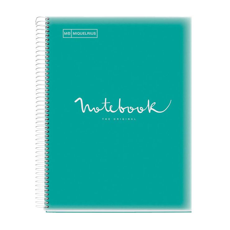 Notebook 1 A4 Miquelrius Emotions 80 hojas turquesa