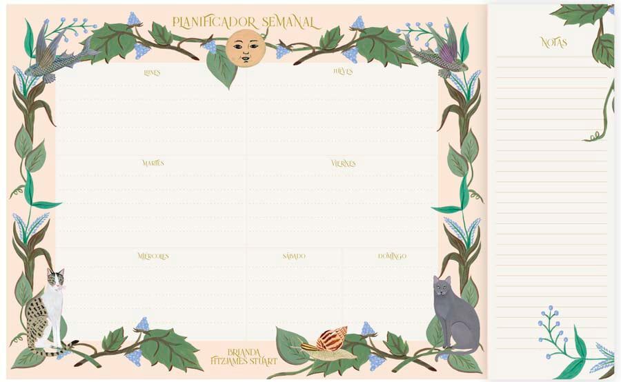 Planificador semanal Brianda