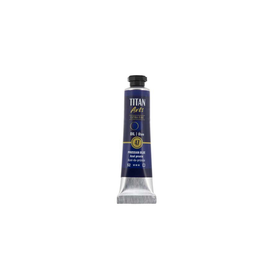 Pintura a l'oli Titan 20ml blau pr&uacute;sia
