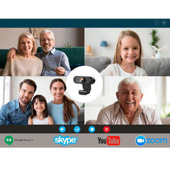 Cámara Web Nilox 1080P Con Micro