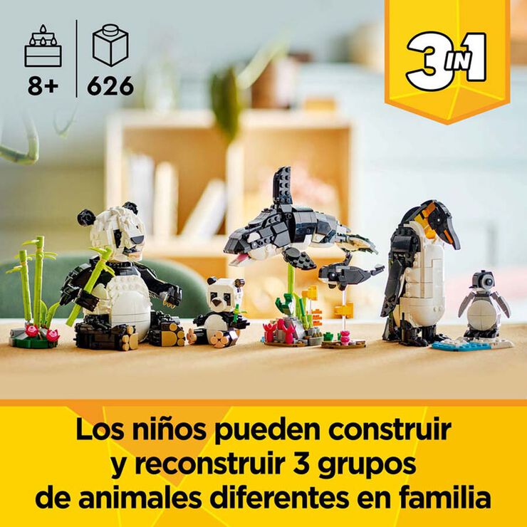 LEGO® LEGO Creator Fauna Salvaje: Familia de Pandas 31165