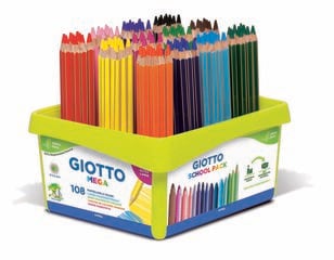 Llapis de colors Giotto Mega 108u pack escolar