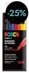 Retoladors Posca PC-3M 0,9-1,3mm basic 4 colors