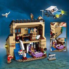 LEGO® Harry Potter Número 4 de Privet Drive Set con Ford Anglia, Figura de Dobby y Familia Dursley 75968