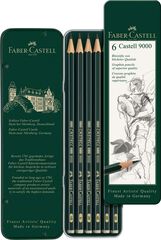 Grafit Faber-Castell 9000 6u