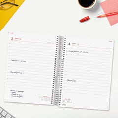 Agenda Finocam Year Dia P&agrave;gina 2027 Castell&agrave; Vermell