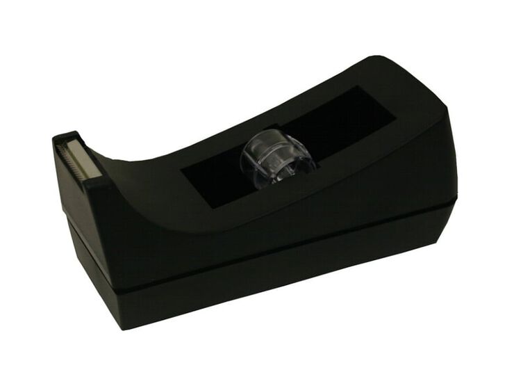 Dispensador de cinta adhesiva Bismark 33m negro