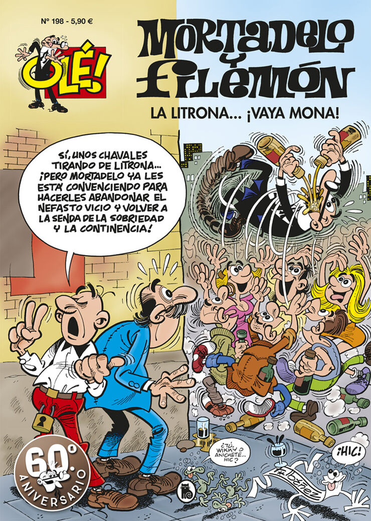 La litrona... ¡Vaya mona! (Olé! Mortadelo 198)