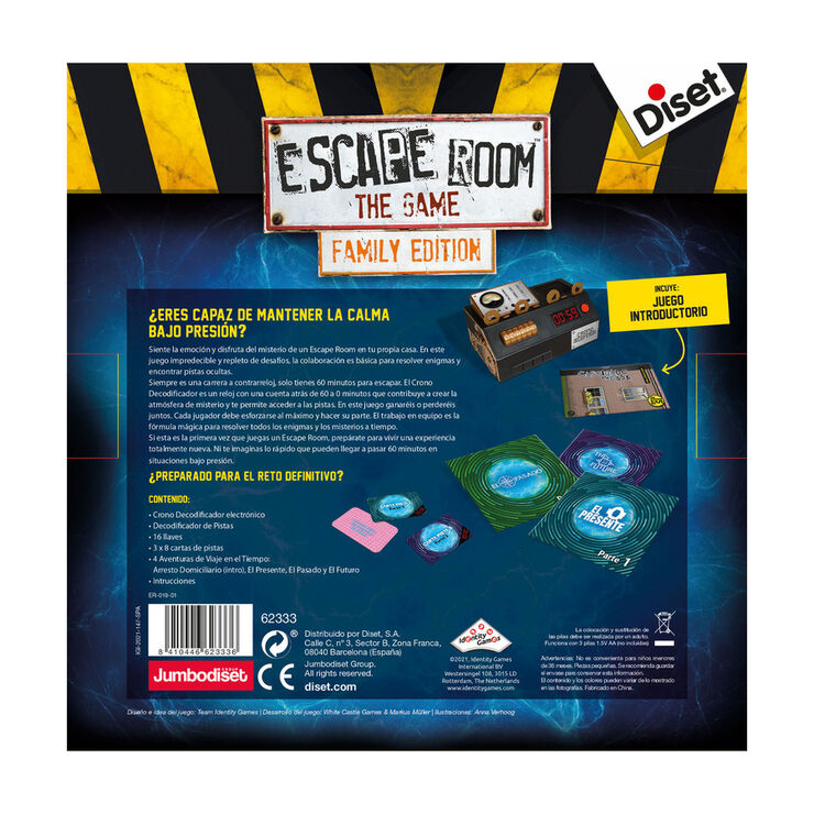 Escape room the game family edition La jungla · Diset · El Corte