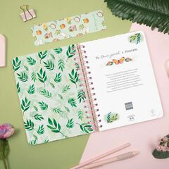 Agenda Finocam The Flower Journal E10 dia/pàg cat 2026 rosa