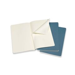 Pack 3 Llibretes Moleskine P Blau Enèrgic Llis
