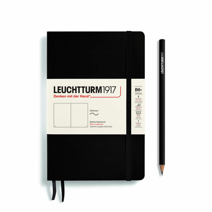 Llibreta Leuchtturm B6 tapa tova llis black