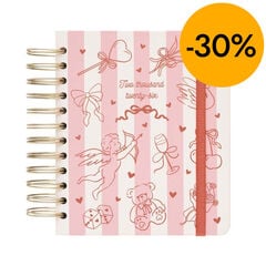 Agenda Kokonote d&iacute;a/p&aacute;g ingl&eacute;s 2026 Venus Coquette