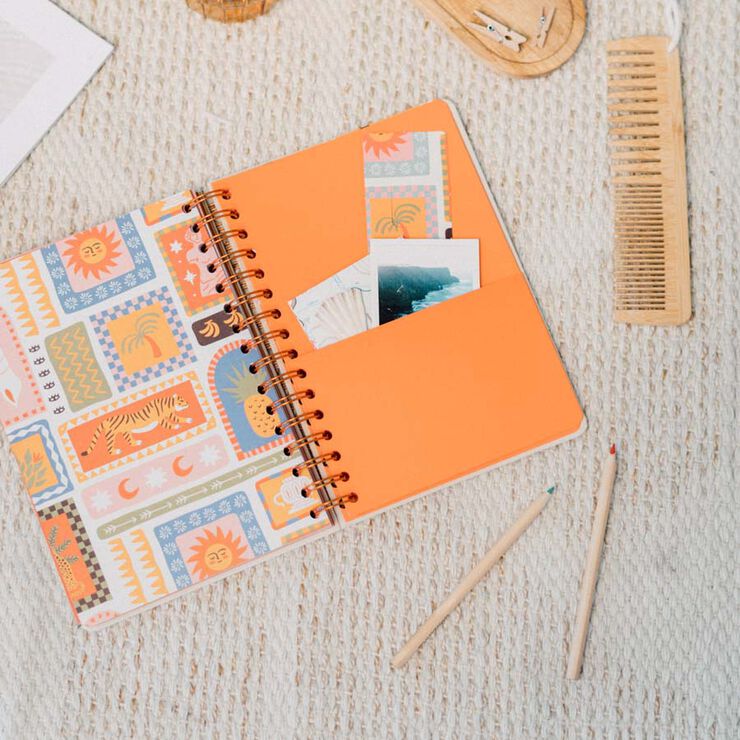 Agenda A5 sem/vista mult 2026 Tropical Treasure