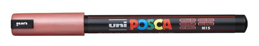 Rotulador Posca PC-1MR 0,7mm rojo metal