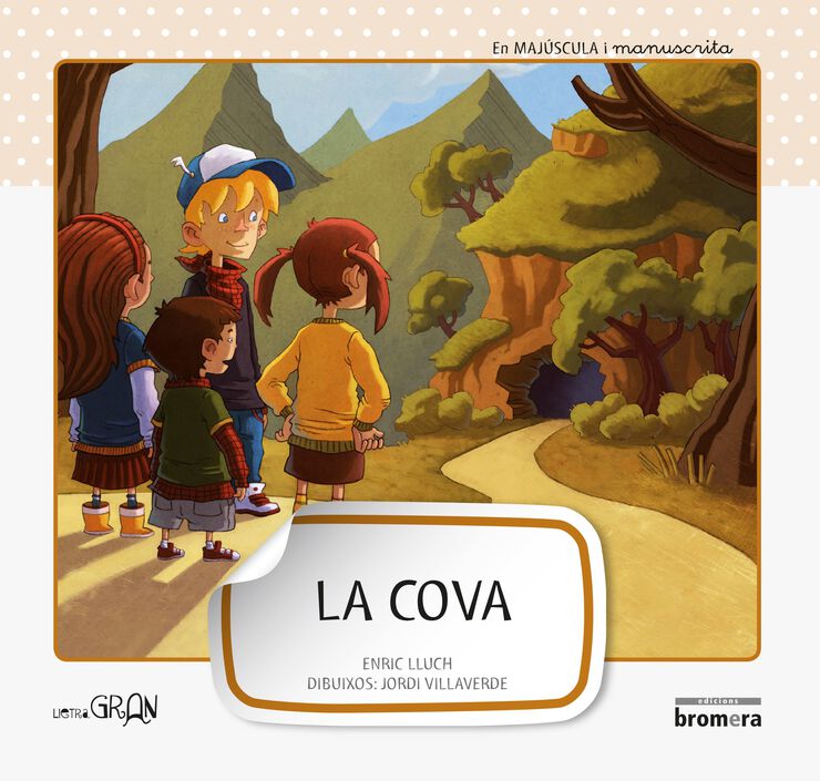 La cova - val Majúscula manuscrita