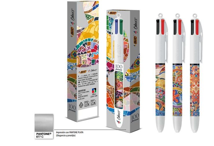 Bol&iacute;grafo BIC 4 Colores Edici&oacute;n Gaud&iacute;