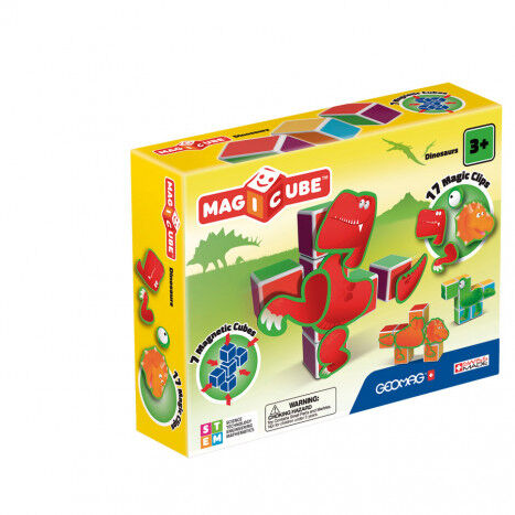 Cubos magn&eacute;ticos Geomag Magicube Dinosaurs