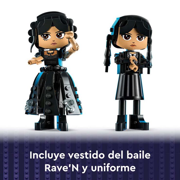 LEGO® Wednesday Figura de Miércoles Addams 76780