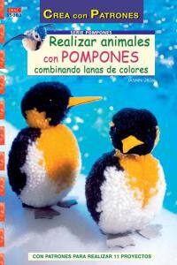 Realizar animales con pompones combinand