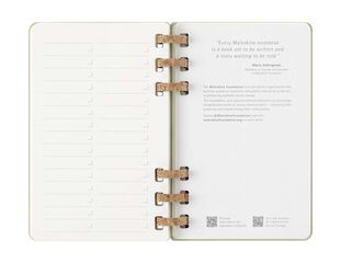 Agenda espiral Moleskine Life Planner 12m sem/vista 2025 L kiwi