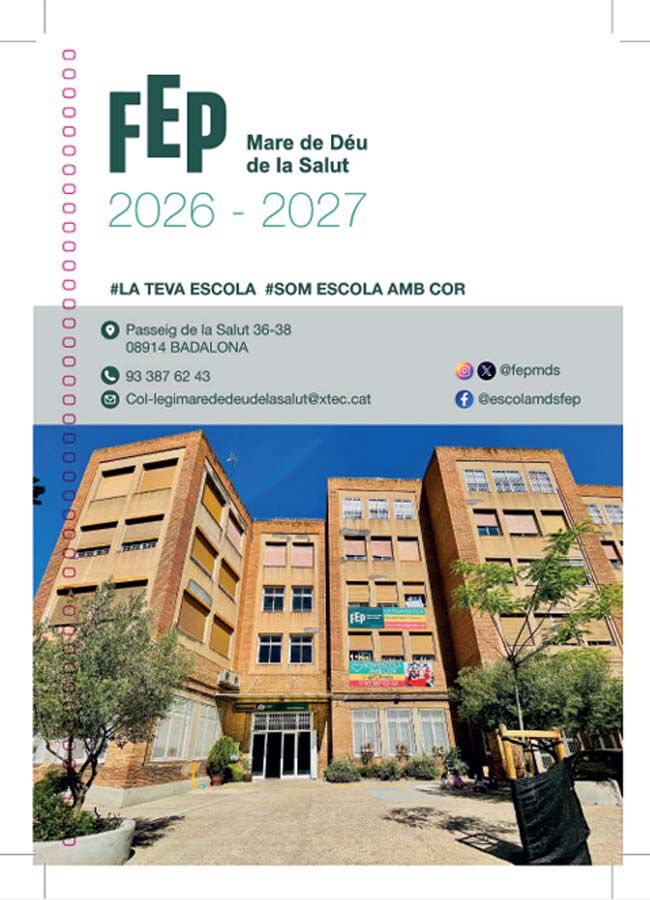 Agenda Escolar Mare de Du de la Salut Curso 2026-2027