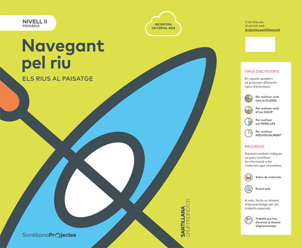 Nivell II Prim&agrave;ria Navengant pel riu els rius al paisatge