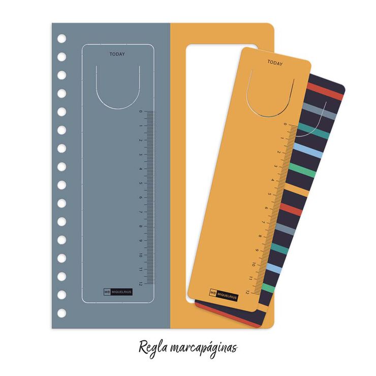 Agenda Miquel Rius 18 Meses Wire-O Plus sem/vista multiling&uuml;e 2026-2027 Stripes