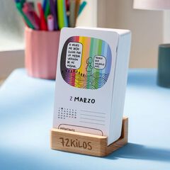 Calendario Sobremesa Tarjetas Tantanfan Castellano 2027 72Kilos