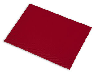 Cartón ondulado Sadipal 50x65cm rojo