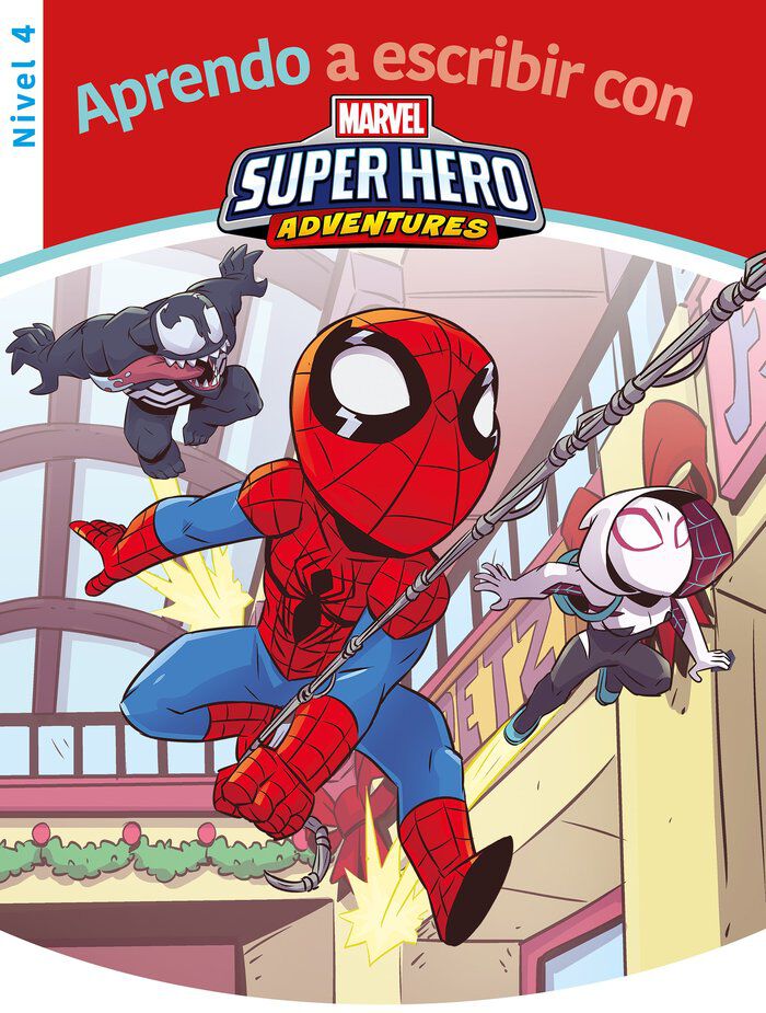 Aprendo a escribir con los superh&eacute;roes Marvel. Nivel 4