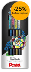 Rotuladores Pentel Hybrid 4 Colores