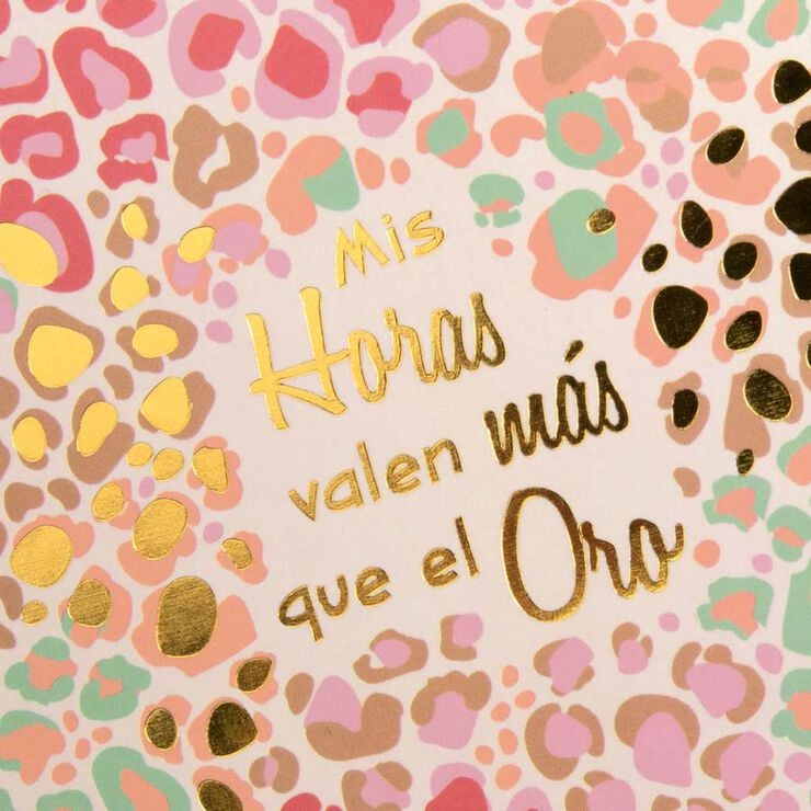 Agenda Finocam Talkual 1/4 día/pág cas 2026 Oro