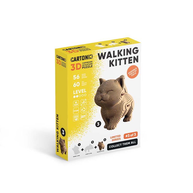 Puzle 3D Cartonic Kitten