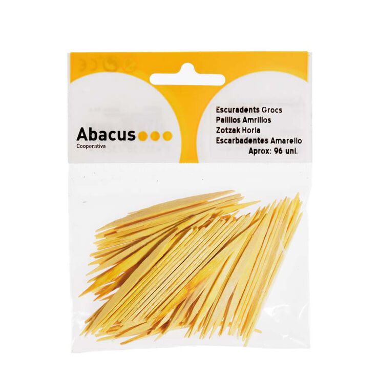 Palillos Abacus amarillo 96u