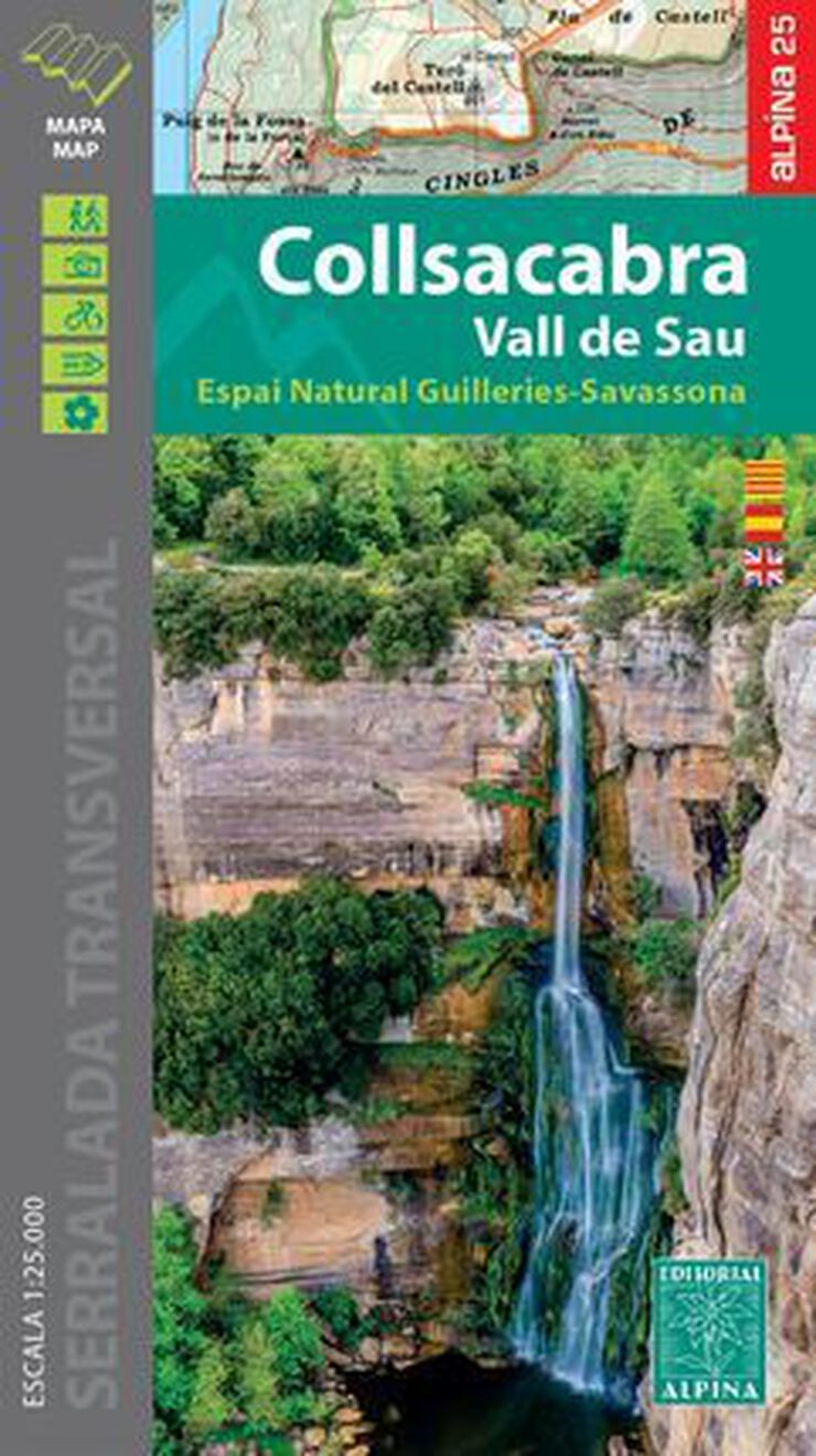 Collsacabra Vall de Sau 1:25.000