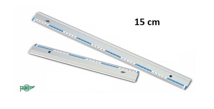 Regla metálica Faibo 15cm
